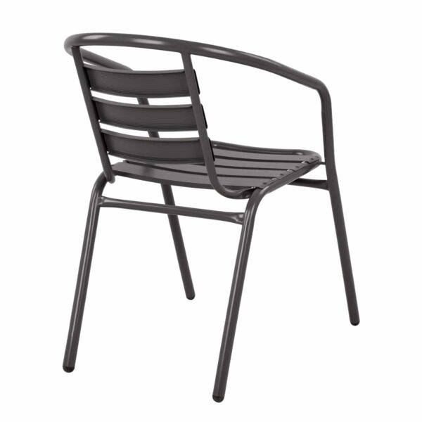 ΠΟΛΥΘΡΟΝΑ LAURA ΜΕΤΑΛΛΙΚΗ ΓΚΡΙ ΜΕ ΦΕΤΕΣ ΑΛΟΥΜΙΝΙΟΥ HM5037.01 54x59x73Υ εκ. - Image 5