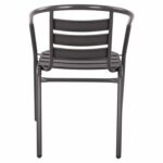 ΠΟΛΥΘΡΟΝΑ LAURA ΜΕΤΑΛΛΙΚΗ ΓΚΡΙ ΜΕ ΦΕΤΕΣ ΑΛΟΥΜΙΝΙΟΥ HM5037.01 54x59x73Υ εκ. - Image 6