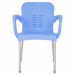 ΠΟΛΥΘΡΟΝΑ ΠΟΛΥΠΡΟΠΥΛΕΝΙΟΥ KAREK HM5592.08 ΧΡΩΜΑ ΜΠΛΕ ΜΕ ΠΟΔΙ ΑΛΟΥΜΙΝΙΟΥ 59x58x81Y εκ. - Image 3