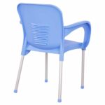 ΠΟΛΥΘΡΟΝΑ ΠΟΛΥΠΡΟΠΥΛΕΝΙΟΥ KAREK HM5592.08 ΧΡΩΜΑ ΜΠΛΕ ΜΕ ΠΟΔΙ ΑΛΟΥΜΙΝΙΟΥ 59x58x81Y εκ. - Image 5