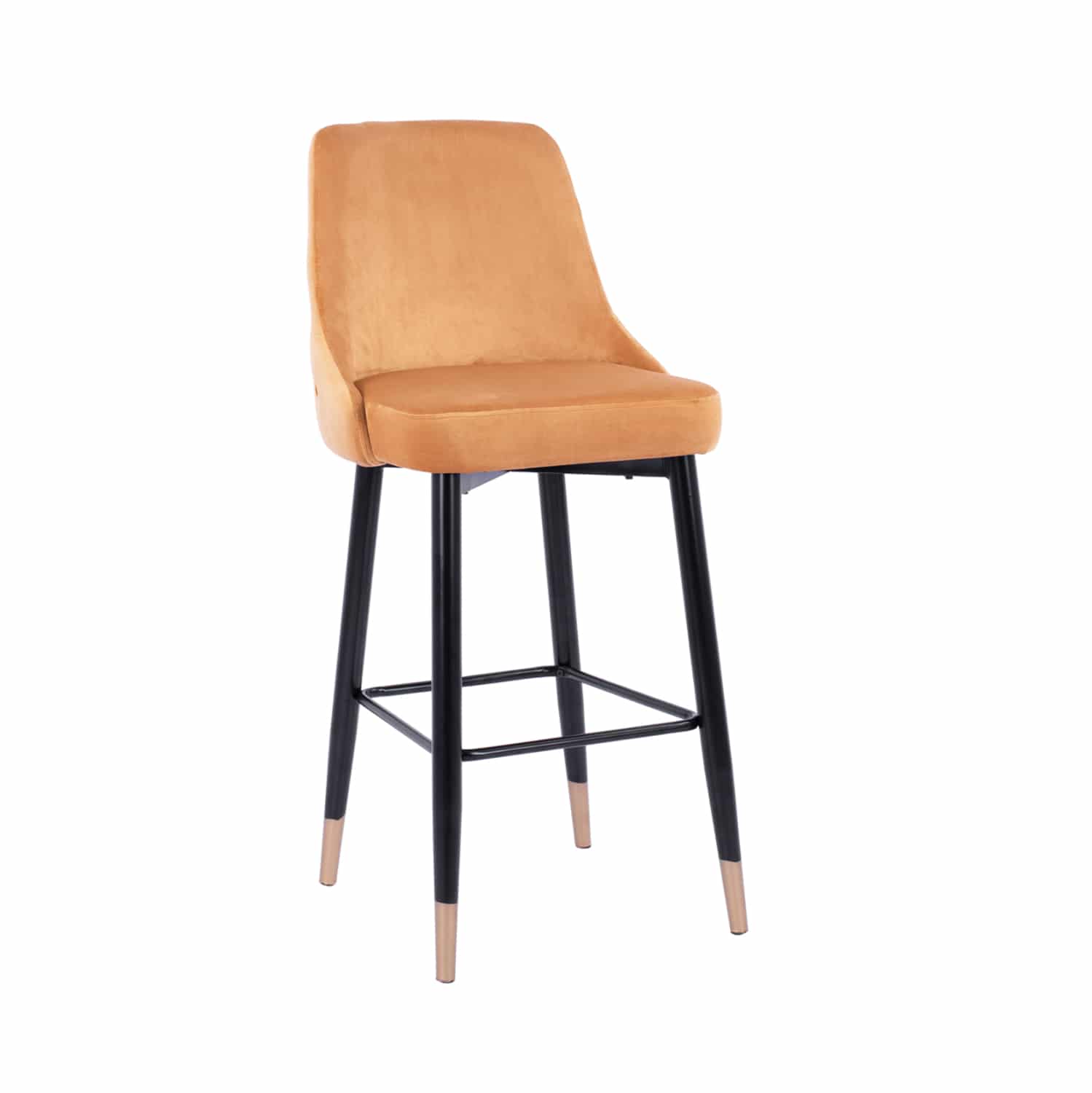 HM8519.09 ΣΚΑΜΠΟ ΜΠΑΡ SERENITY HM8519.09 ΒΕΛΟΥΔΟ ΧΡΥΣΟ ΜΕ ΜΕΤΑΛΛΙΚΟ ΣΚΕΛΕΤΟ 51Χ58Χ110Υ εκ. - Image 1