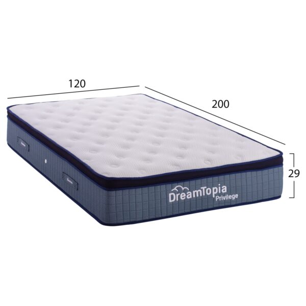 ΣΤΡΩΜΑ DREAMTOPIA, σειρά PRIVILEGE HM660.120 POCKET SPRING ΜΕ ΑΝΩΣΤΡΩΜΑ 120X200x29Υεκ. - Image 2