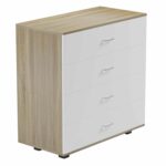 ΣΥΡΤΑΡΙΕΡΑ ΜΕΛΑΜΙΝΗΣ THORG ME 4 ΣΥΡΤΑΡΙΑ SONAMA-ΛΕΥΚΟ HM8996.04 80x40x83Yεκ. - Image 4