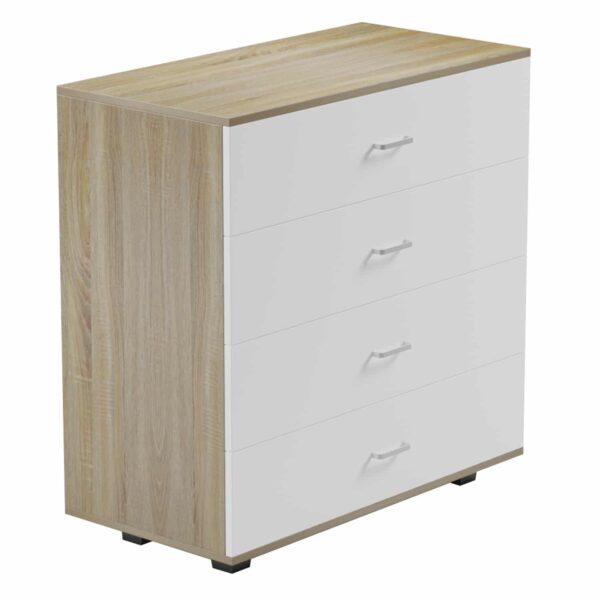 ΣΥΡΤΑΡΙΕΡΑ ΜΕΛΑΜΙΝΗΣ THORG ME 4 ΣΥΡΤΑΡΙΑ SONAMA-ΛΕΥΚΟ HM8996.04 80x40x83Yεκ. - Image 4