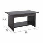 ΤΡΑΠΕΖΑΚΙ ΣΑΛΟΝΙΟΥ HAYDEN HM2286.01 ΣΕ ΑΝΘΡΑΚΙ ΧΡΩΜΑ 80x41,5x46 - Image 2