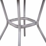 ΤΡΑΠΕΖΙ ΑΛΟΥΜΙΝΙΟΥ HARLOW 70X70X76 BAMBOO LOOK HM5568.01 ΛΕΥΚΗ ΠΑΤΙΝΑ ΜΕ ΓΥΑΛΙ - Image 6