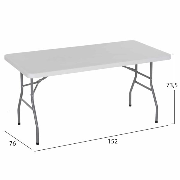 ΤΡΑΠΕΖΙ CATERING-ΣΥΝΕΔΡΙΟΥ HM5064 152Χ76Χ74 εκ. ΠΤΥΣΣΟΜΕΝΟ - Image 2