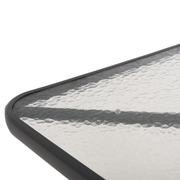 ΤΡΑΠΕΖΙ ΕΞΩΤ.ΧΩΡΟΥ FIGO HM5972.01 ΜΕΤΑΛΛΟ ΓΚΡΙ-ΓΥΑΛΙΝΗ ΕΠΙΦΑΝΕΙΑ 80Χ80Χ71Υεκ - Image 5