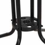 ΤΡΑΠΕΖΙ ΕΞΩΤ.ΧΩΡΟΥ FIGO HM5972.03 ΜΕΤΑΛΛΟ ΜΑΥΡΟ-ΓΥΑΛΙΝΗ ΕΠΙΦΑΝΕΙΑ 80Χ80Χ71Υεκ - Image 6