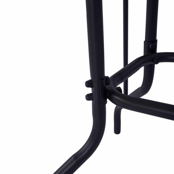 ΤΡΑΠΕΖΙ ADAM HM5679.01 ΜΕΤΑΛΛΙΚΟ ΓΚΡΙ ΜΕ ΓΥΑΛΙΝΗ ΕΠΙΦΑΝΕΙΑ 120Χ70Χ71Υεκ. - Image 6