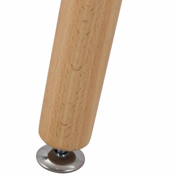 ΤΡΑΠΕΖΙ HM8697.01 MINIMAL, ΛΕΥΚΟ MDF, ΞΥΛΙΝΑ ΠΟΔΙΑ ΟΞΙΑ,160Χ90X74,5Υ εκ - Image 6