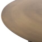 ΤΡΑΠΕΖΙ ΣΑΛΟΝΙΟΥ CUTTY HM9722 ΜΕΤΑΛΛIKO ΣΕ ΜΑΥΡΟ-ΣΚΟΥΡΟ ΧΑΛΚΙΝΟ Φ76x45,5Yεκ - Image 5