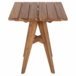 ΤΡΑΠΕΖΙ ΤΕΤΡΑΓΩΝΟ LEO HM9860.11 ΜΑΣΙΦ ΞΥΛΟ ΤΕΑΚ 60x60x75Υεκ. - Image 3