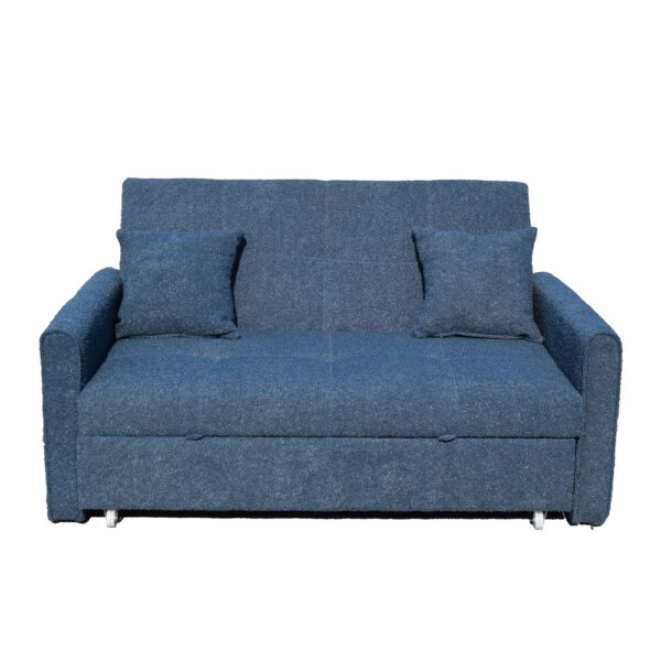 DUAL ΚΑΝΑΠΕΣ ΚΡΕΒΑΤΙ 2ΘΕΣΙΟΣ ΜΠΛΕ 153x89x85 01-3323 - Image 3