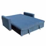 DUAL ΚΑΝΑΠΕΣ ΚΡΕΒΑΤΙ 2ΘΕΣΙΟΣ ΜΠΛΕ 153x89x85 01-3323 - Image 4