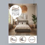 DEAL SET ΚΡΕΒΑΤΙ ΜΕ ΑΠΟΘΗΚ. ΧΩΡΟ ΚΑΙ ΣΤΡΩΜΑ BEIGE 14-753 210x162x120 09-2078