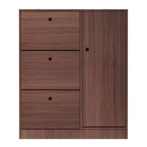 Παπουτσοθήκη Απόχρωση Καρυδί 100x24x112cm