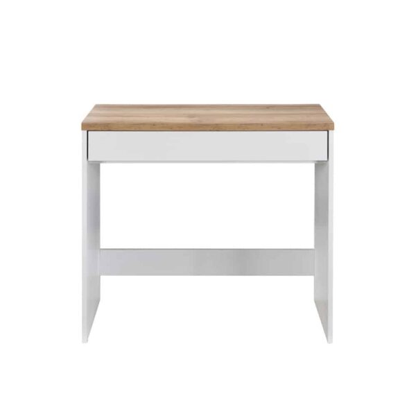 PRACTICO ΓΡΑΦΕΙΟ 1ΣΥΡΤΑΡΙ ΛΕΥΚΟ ΦΥΣΙΚΟ 80x40x76 24-0683 - Image 3