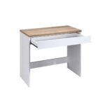 PRACTICO ΓΡΑΦΕΙΟ 1ΣΥΡΤΑΡΙ ΛΕΥΚΟ ΦΥΣΙΚΟ 80x40x76 24-0683 - Image 4