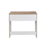 PRACTICO ΓΡΑΦΕΙΟ 1ΣΥΡΤΑΡΙ ΛΕΥΚΟ ΦΥΣΙΚΟ 80x40x76 24-0683 - Image 5