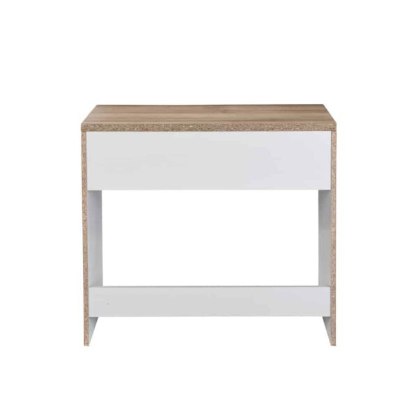 PRACTICO ΓΡΑΦΕΙΟ 1ΣΥΡΤΑΡΙ ΛΕΥΚΟ ΦΥΣΙΚΟ 80x40x76 24-0683 - Image 5