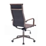 AVANT ΚΑΡΕΚΛΑ ΓΡΑΦΕΙΟΥ COFFEE GUNMETAL 55.5x63x118 25-0554 - Image 3