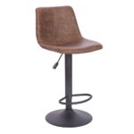 ASTI ΣΚΑΜΠΟ BAR ΚΑΦΕ ANTIQUE WASHED ΜΑΥΡΟ 42x49x109.5 26-0037