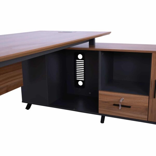 ΕΠΑΓΓΕΛΜΑΤΙΚΟ ΓΡΑΦΕΙΟ SUPREME ΑΝΑΣΤΡΕΨΙΜΗ ΓΩΝΙΑ 160X160X75 HM2360 - Image 4