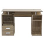 ΓΡΑΦΕΙΟ ΜΕΛΑΜΙΝΗΣ STATUS HM2026.02 SONOMA-ΛΕΥΚΟ 120Χ55Χ76 εκ. - Image 2