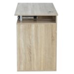 ΓΡΑΦΕΙΟ ΜΕΛΑΜΙΝΗΣ STATUS HM2026.02 SONOMA-ΛΕΥΚΟ 120Χ55Χ76 εκ. - Image 3