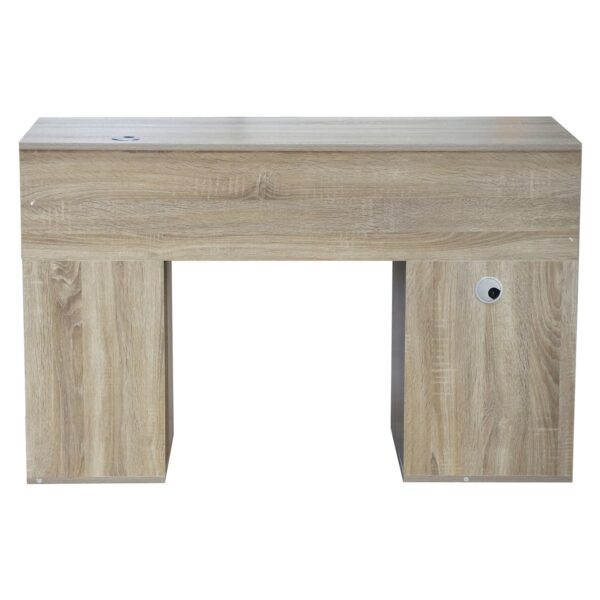 ΓΡΑΦΕΙΟ ΜΕΛΑΜΙΝΗΣ STATUS HM2026.02 SONOMA-ΛΕΥΚΟ 120Χ55Χ76 εκ. - Image 4