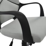 ΚΑΡΕΚΛΑ ΓΡΑΦΕΙΟΥ ANIVIA HM1073.21 ΓΚΡΙ & ΣΚΕΛΕΤΟ ΜΑΥΡΟ 64x61x127 cm - Image 6