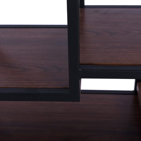 ΡΑΦΙΕΡΑ ΤΟΙΧΟΥ QUINN ΜΕ ΒΑΣΕΙΣ ΜΕΛΑΜΙΝΗΣ ΚΑΙ ΜΕΤΑΛΛΙΚΟ ΣΚΕΛΕΤΟ HM8612 Φ60x24 εκ. - Image 5