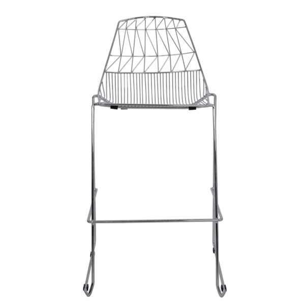 ΣΚΑΜΠΩ BAR ΜΕΤΑΛΛΙΚΟ HM5465.100 LUX ΧΡΩΜΙΟΥ 57x56,5x107 εκ. - Image 3