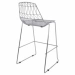 ΣΚΑΜΠΩ BAR ΜΕΤΑΛΛΙΚΟ HM5465.100 LUX ΧΡΩΜΙΟΥ 57x56,5x107 εκ. - Image 5