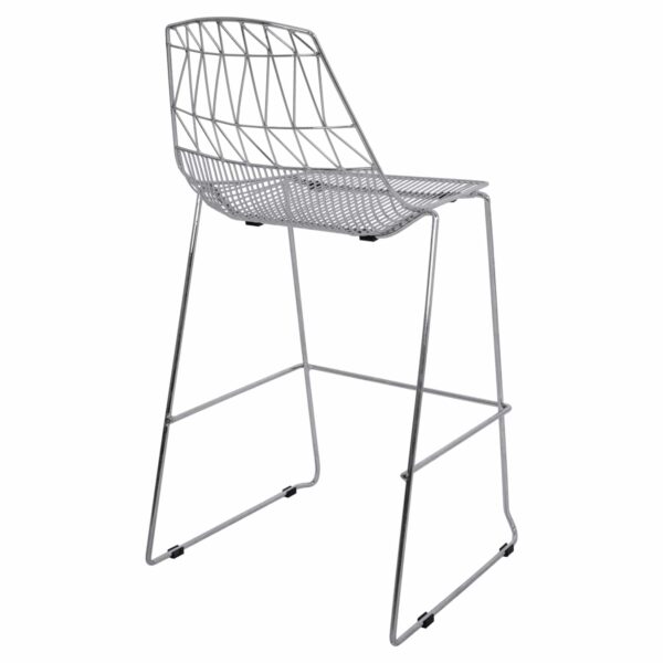 ΣΚΑΜΠΩ BAR ΜΕΤΑΛΛΙΚΟ HM5465.100 LUX ΧΡΩΜΙΟΥ 57x56,5x107 εκ. - Image 5