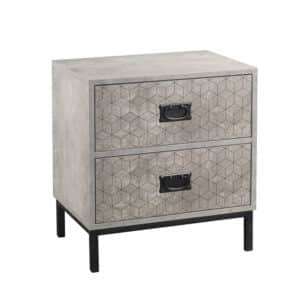 RUBIK ΚΟΜΟΔΙΝΟ 2ΣΥΡΤΑΡΙΑ CEMENT ΑΝΟΙΧΤΟ ΜΕ PATTERN 50x35x55 09-0952