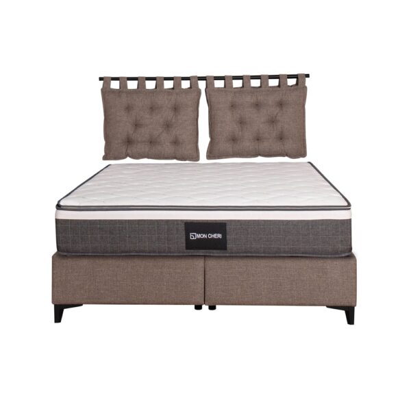 INTERNO ΒΑΣΗ ΜΕ ΑΠΟΘΗΚ.ΧΩΡΟ 160x200cm ΓΚΡΙ ΚΑΦΕ 20-914 200x160x34 09-2108 - Image 5