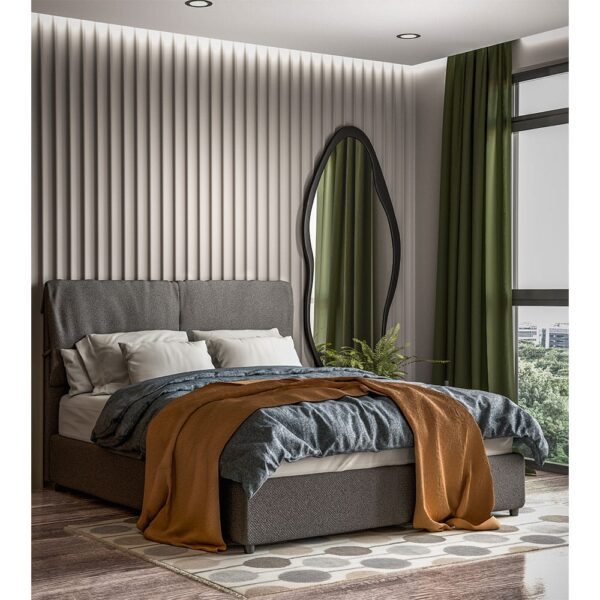 SPLATCH ΚΑΘΡΕΠΤΗΣ ΜΑΥΡΟ ΜΑΤ 80x180 11-0525 - Image 2