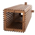 ΒΑΣΗ ΜΠΑΡ ΕΣΩΤ.ΧΩΡΟΥ ΜΕΣ.ΥΨΟΥΣ ΤΕΤΡΑΓΩΝΗ FRANTZ HM9858.11 ΞΥΛΟ MINDI-ΦΥΣΙΚΟ 40x40x90Yεκ - Image 5