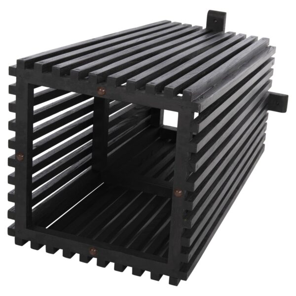 ΒΑΣΗ ΤΡΑΠΕΖΙΟΥ ΕΣΩΤ.ΧΩΡΟΥ ΤΕΤΡΑΓΩΝΗ FRANTZ HM9460.12 ΞΥΛΟ MINDI ΣΕ ΜΑΥΡΟ 60x60x73Y εκ. - Image 5