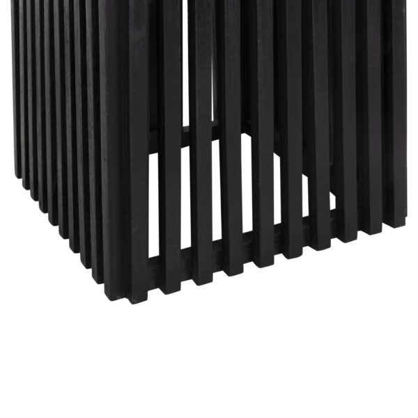 ΒΑΣΗ ΤΡΑΠΕΖΙΟΥ ΕΣΩΤ.ΧΩΡΟΥ ΤΕΤΡΑΓΩΝΗ FRANTZ HM9460.12 ΞΥΛΟ MINDI ΣΕ ΜΑΥΡΟ 60x60x73Y εκ. - Image 6