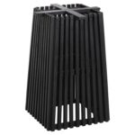 ΒΑΣΗ ΤΡΑΠΕΖΙΟΥ ΕΣΩΤ.ΧΩΡΟΥ ΤΕΤΡΑΓΩΝΗ FRANTZ HM9460.12 ΞΥΛΟ MINDI ΣΕ ΜΑΥΡΟ 60x60x73Y εκ.