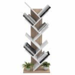 ΒΙΒΛΙΟΘΗΚΗ LIANA HM18193.03 ΜΕΛΑΜΙΝΗ SONAMA-ΛΕΥΚΗ 53x27x138Υεκ. - Image 2