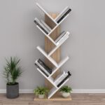 ΒΙΒΛΙΟΘΗΚΗ LIANA HM18193.03 ΜΕΛΑΜΙΝΗ SONAMA-ΛΕΥΚΗ 53x27x138Υεκ. - Image 4