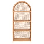 ΒΙΒΛΙΟΘΗΚΗ SIMOK HM9552 ΑΠΟ ΦΥΣΙΚΟ RATTAN ΣΕ ΦΥΣΙΚΟ ΧΡΩΜΑ 80x40x182Υεκ. - Image 3