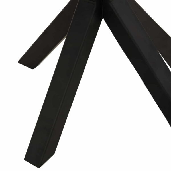 ΒΟΗΘΗΤΙΚΟ ΤΡΑΠΕΖΑΚΙ ΣΑΛΟΝΙΟΥ HM9471.02 MDF ΜΕ ΚΑΠΛΑΜΑ ΑΠΟ ΞΥΛΟ ΚΑΡΥΔΙΑΣ-ΜΕΤΑΛ.ΒΑΣΗ 50x50x58Υεκ. - Image 5