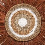 ΔΙΑΚΟΣΜΗΤΙΚΟ ΤΟΙΧΟΥ ΣΤΡΟΓΓΥΛΟ ΑΠΟ ΚΑΛΑΜΙΑ ΚΑΙ ΙΝΕΣ ΜΠΑΝΑΝΑΣ 55x3x55YΕΚεκ.HM7792 - Image 3