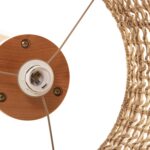 ΕΠΙΔΑΠΕΔΙΟ ΦΩΤΙΣΤΙΚΟ HM4351 RUBBERWOOD-RATTAN-PAPER ROPE ΣΕ ΦΥΣΙΚΟ Φ36x149,5Υεκ. - Image 6