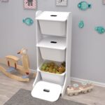 ΕΠΙΠΛΟ ΑΠΟΘΗΚΕΥΣΗΣ FRED HM18208.01 ΛΕΥΚΗ ΜΕΛΑΜΙΝΗ 44x35x107Υεκ. - Image 3